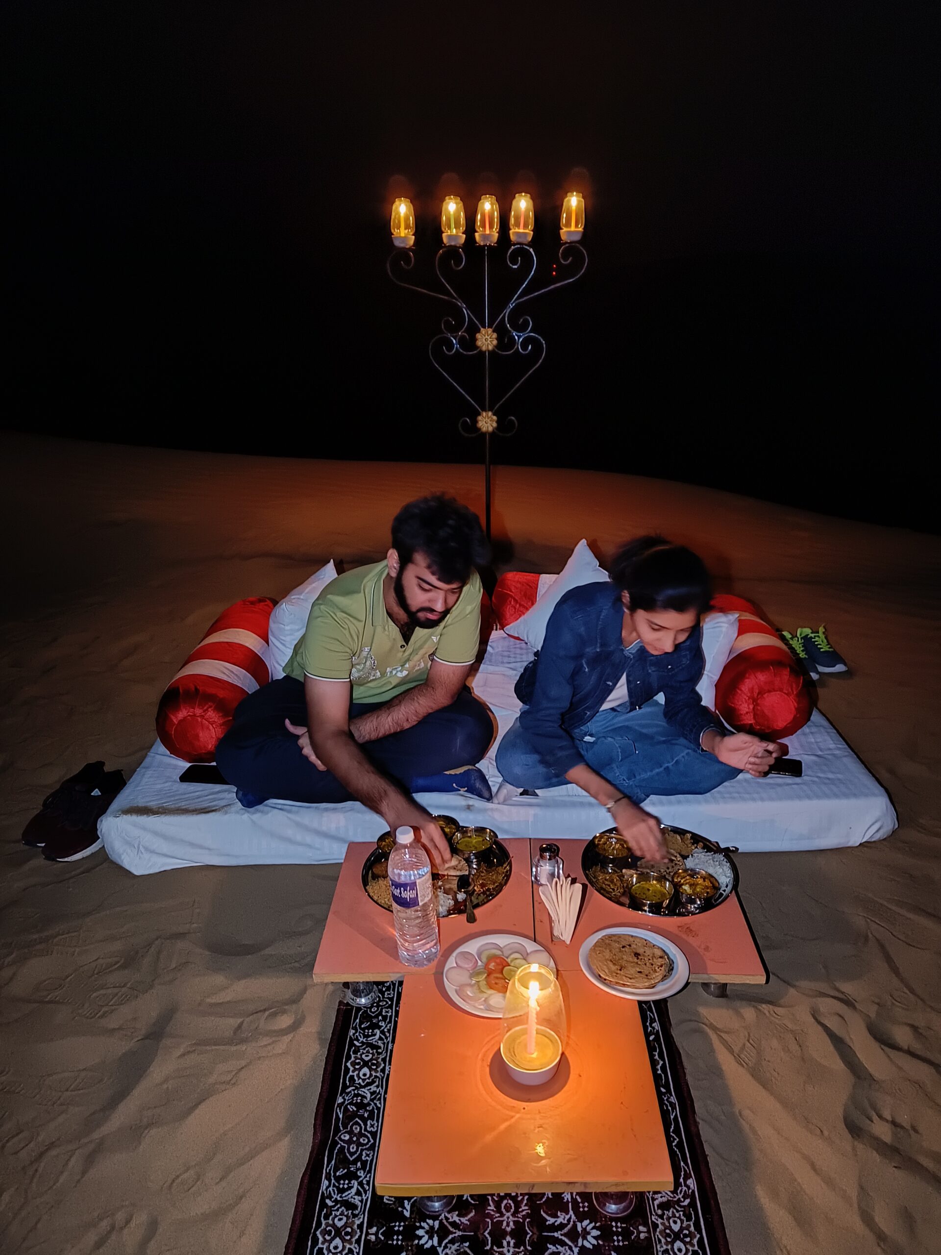 candlelight dinner in Jaisalmer
